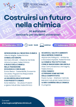 Locandina Costruirsi un futuro nella chimica - IV edizione